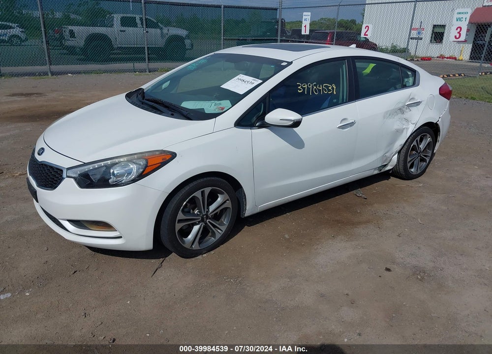 2016 KIA FORTE EX VIN: KNAFZ4A81G5551303