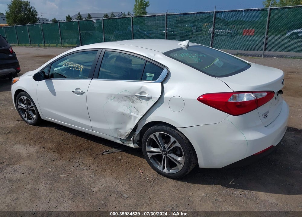 2016 KIA FORTE EX VIN: KNAFZ4A81G5551303