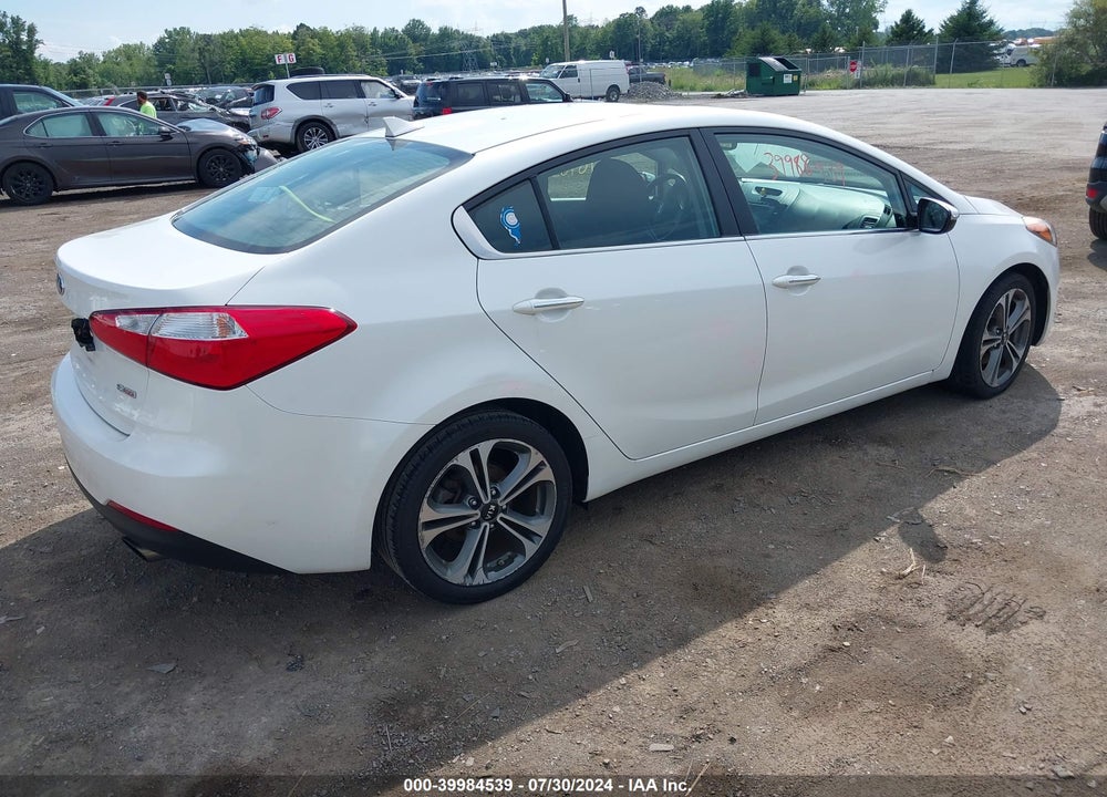 2016 KIA FORTE EX VIN: KNAFZ4A81G5551303