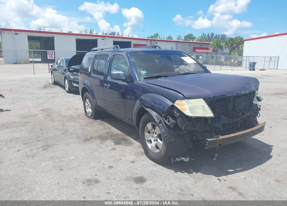 2008 NISSAN PATHFINDER S VIN: 5N1AR18U88C647517