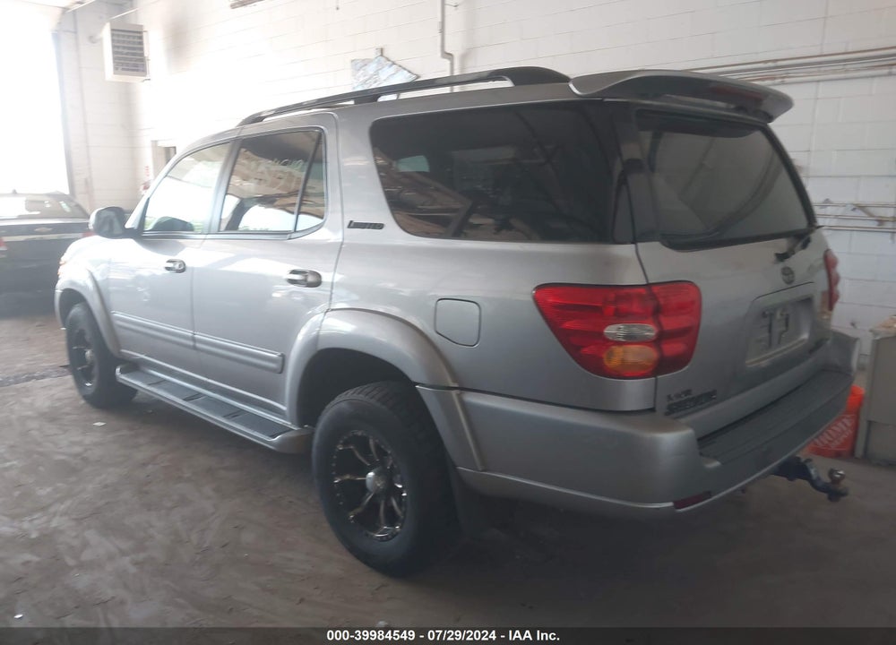 2001 TOYOTA SEQUOIA LIMITED V8 VIN: 5TDBT48A61S037895