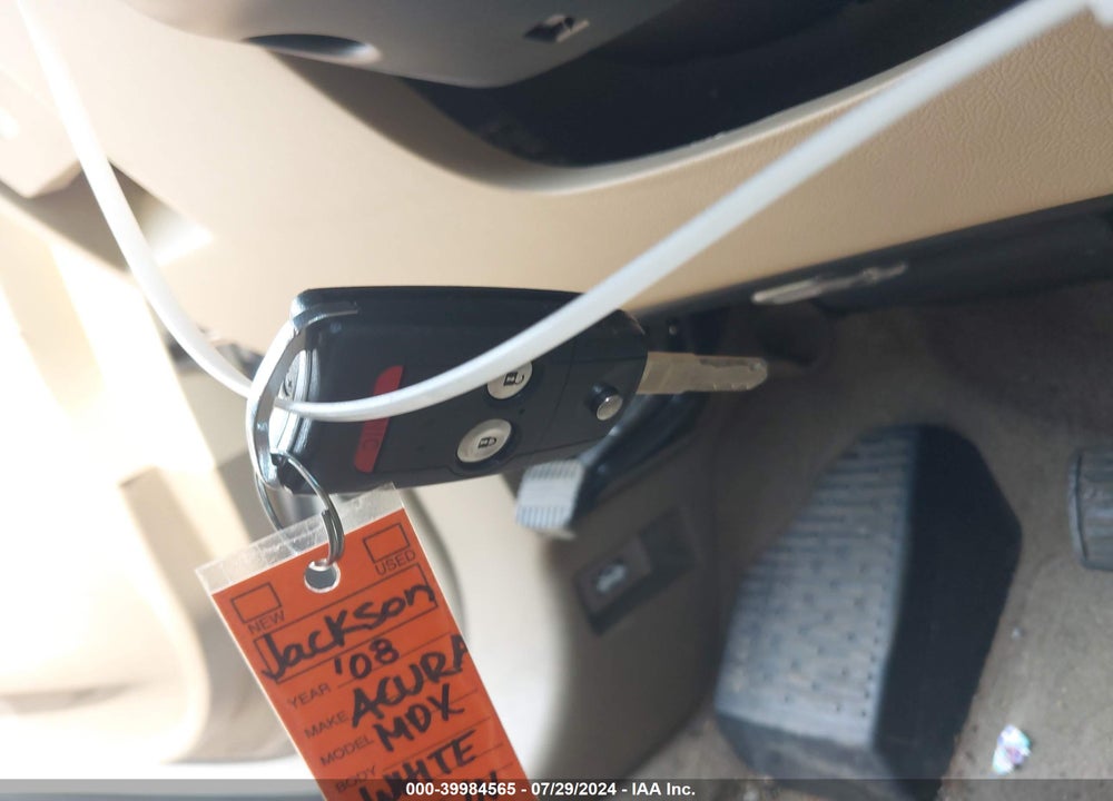 2008 ACURA MDX VIN: 2HNYD28298H525990