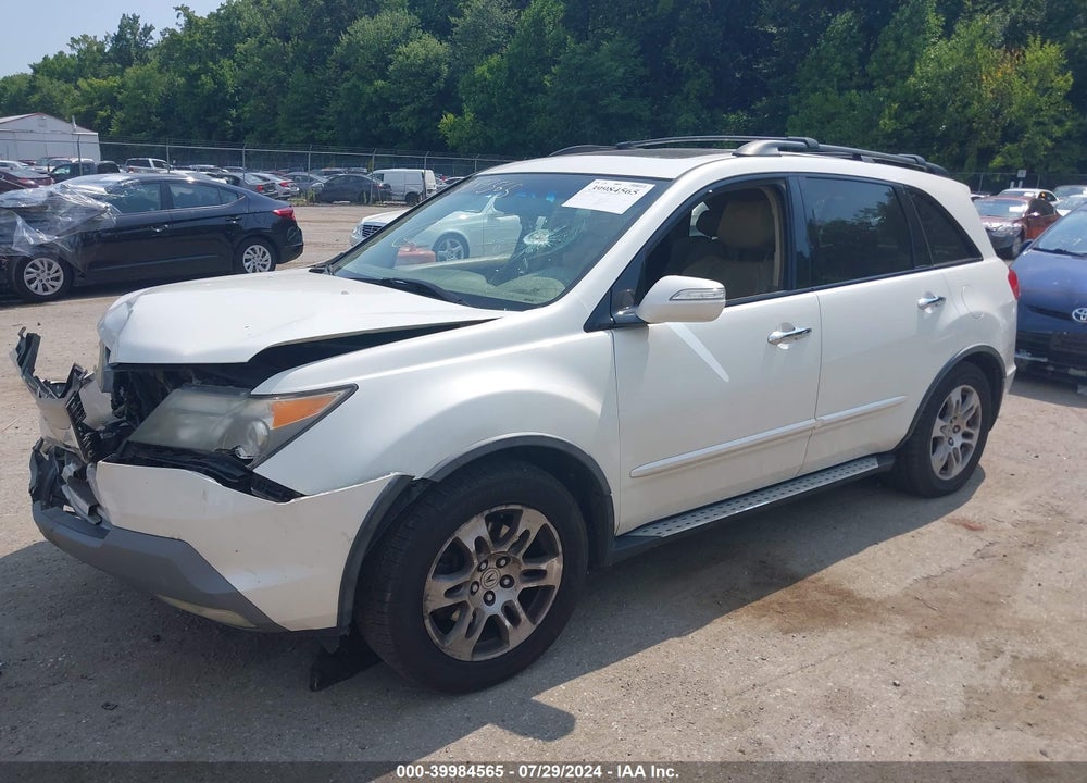 2008 ACURA MDX VIN: 2HNYD28298H525990