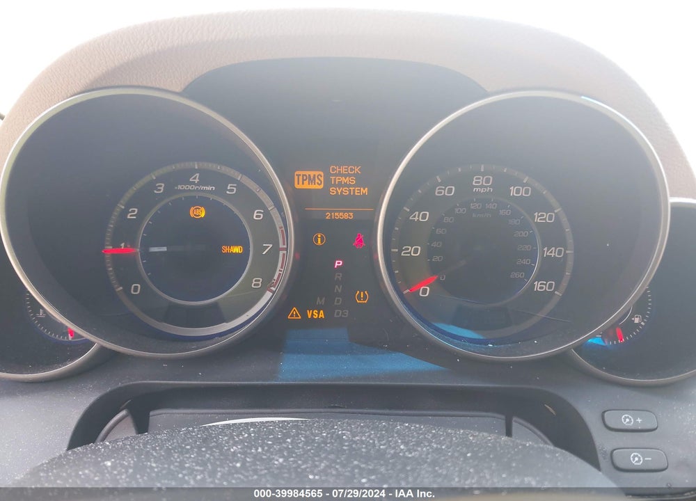 2008 ACURA MDX VIN: 2HNYD28298H525990