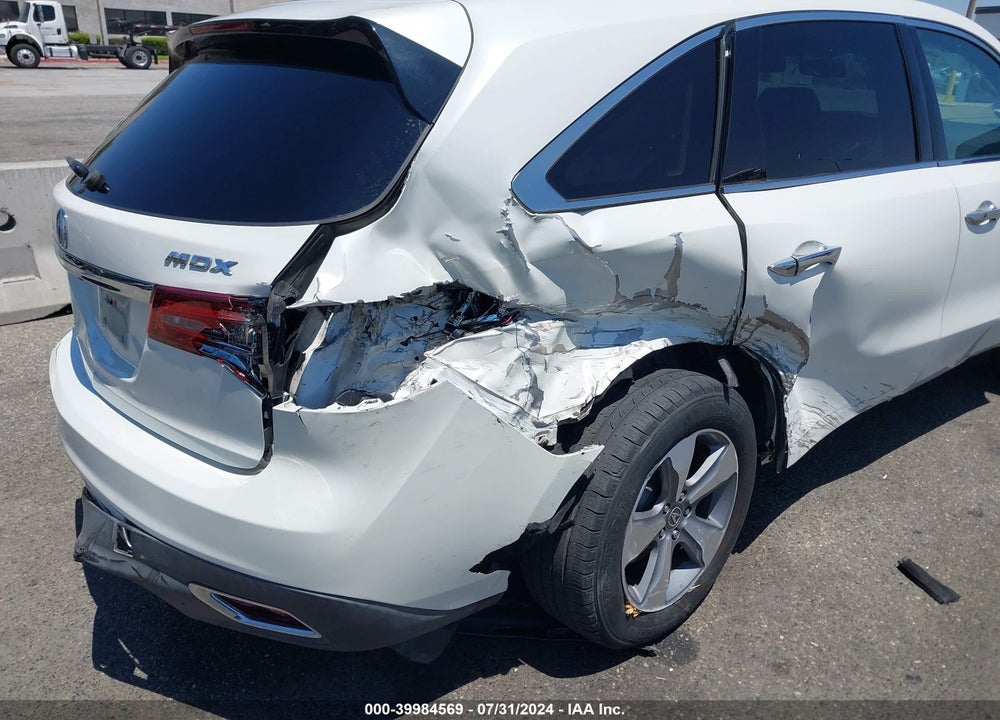 2014 ACURA MDX VIN: 5FRYD3H20EB009982