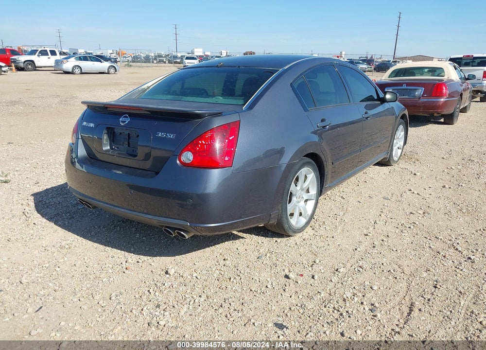 2007 NISSAN MAXIMA 3.5 SE VIN: 1N4BA41E37C800023