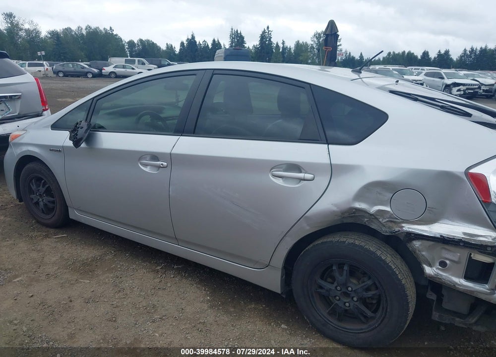 2012 TOYOTA PRIUS TWO VIN: JTDKN3DU3C5481894