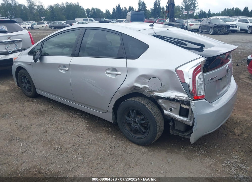 2012 TOYOTA PRIUS TWO VIN: JTDKN3DU3C5481894
