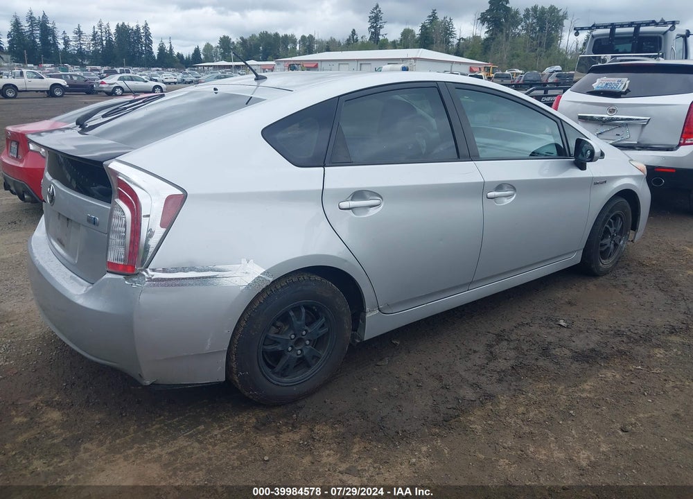 2012 TOYOTA PRIUS TWO VIN: JTDKN3DU3C5481894