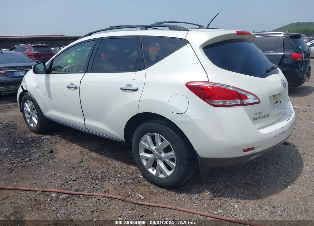 2013 NISSAN MURANO SL VIN: JN8AZ1MU5DW206967