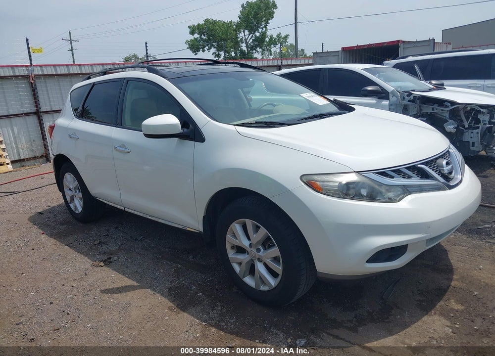2013 NISSAN MURANO SL VIN: JN8AZ1MU5DW206967