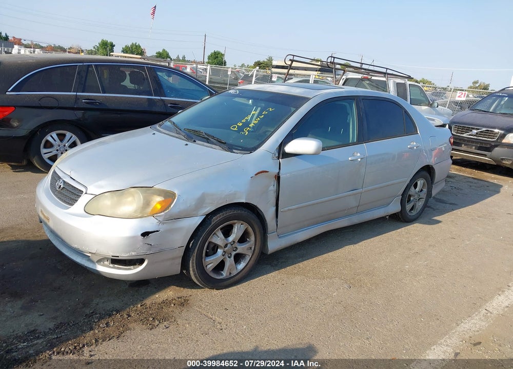 2005 TOYOTA COROLLA XRS VIN: 2T1BY30E55C320006