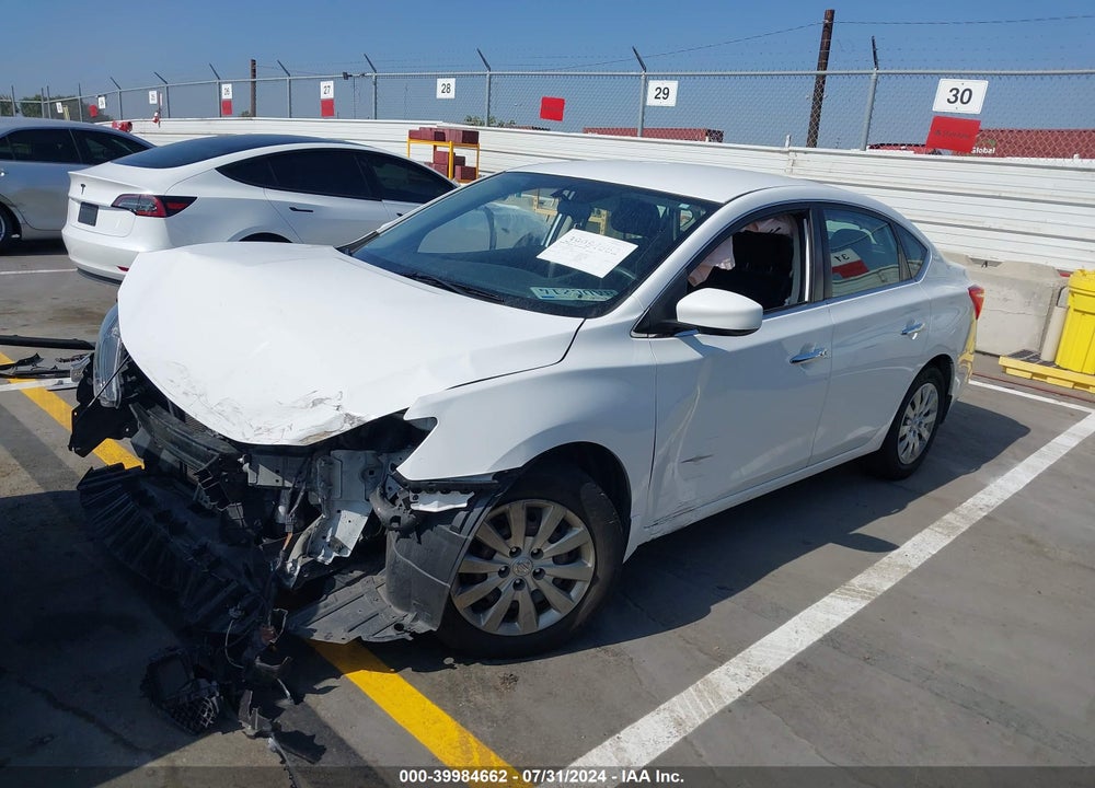 2017 NISSAN SENTRA SV VIN: 3N1AB7AP6HY371980