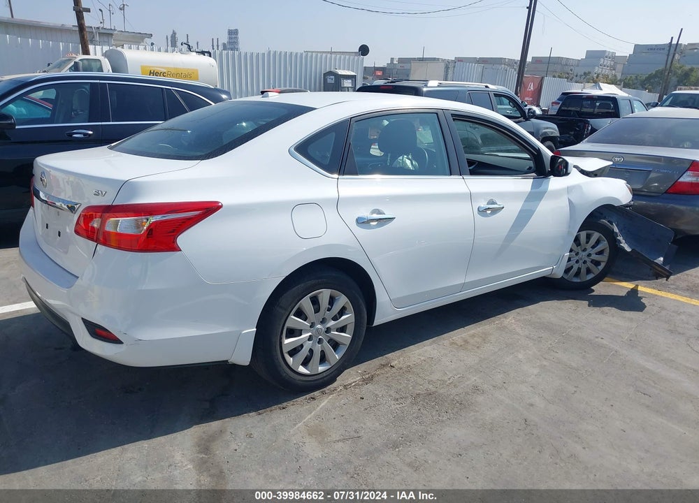 2017 NISSAN SENTRA SV VIN: 3N1AB7AP6HY371980