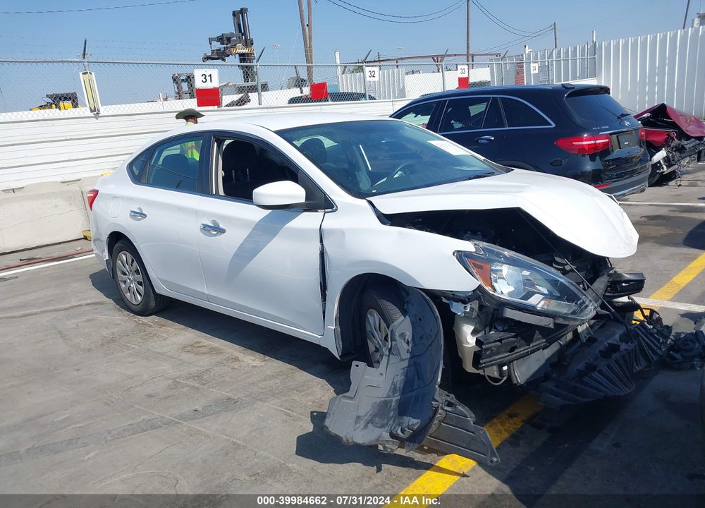 2017 NISSAN SENTRA SV VIN: 3N1AB7AP6HY371980