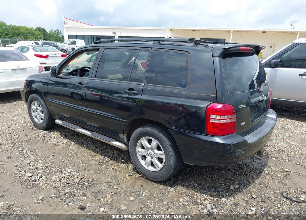 2001 TOYOTA HIGHLANDER V6 VIN: JTEGF21A710004009