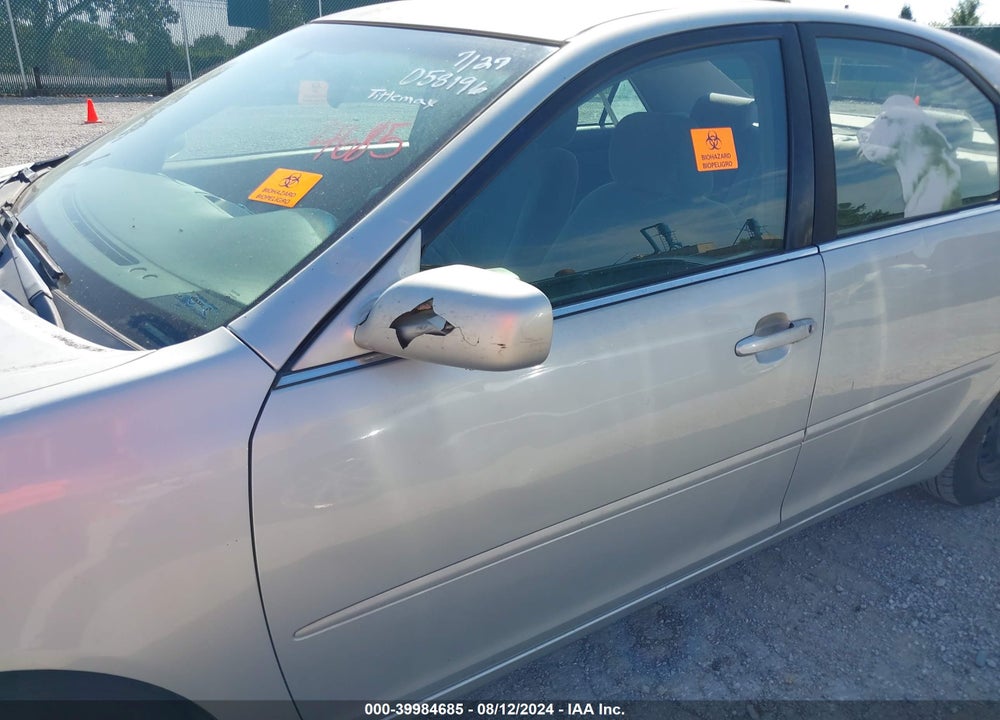 2002 TOYOTA CAMRY LE/SE/XLE VIN: 4T1BE32KX2U058196