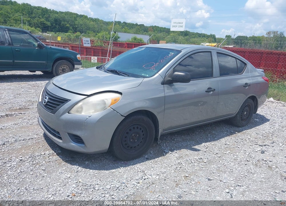 2013 NISSAN VERSA 1.6 S+ VIN: 3N1CN7APXDL877187