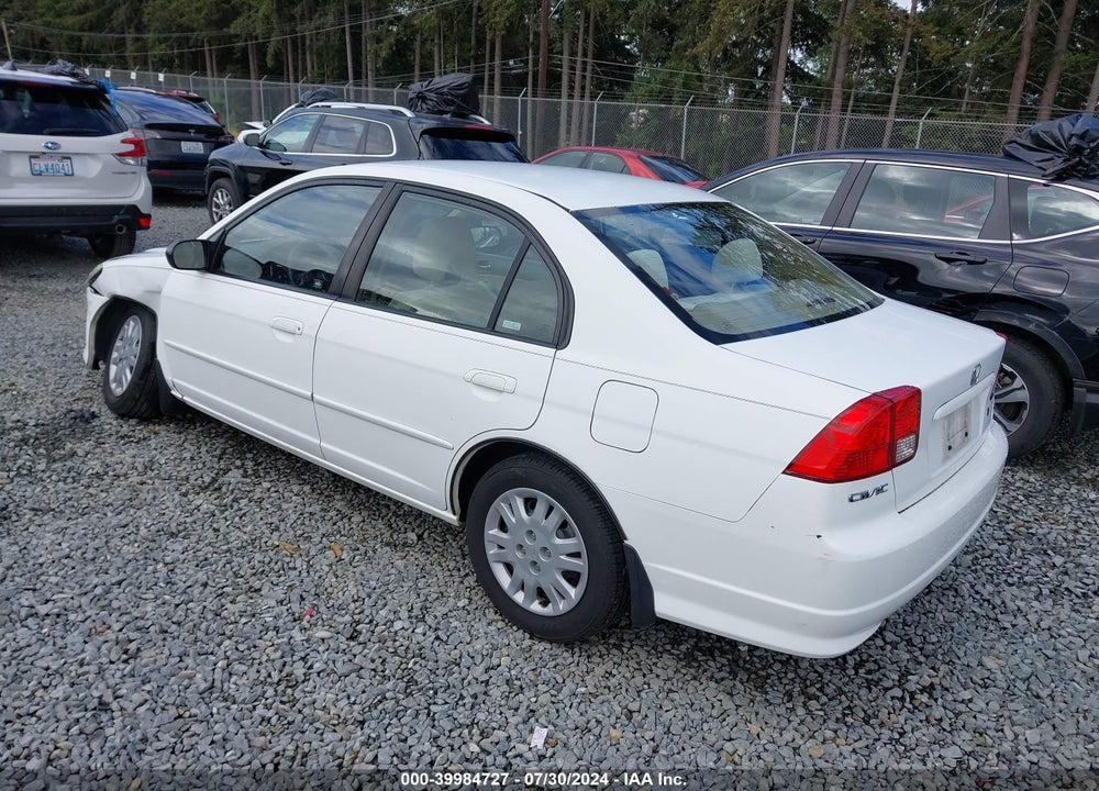 2005 HONDA CIVIC LX VIN: 2HGES16535H591535