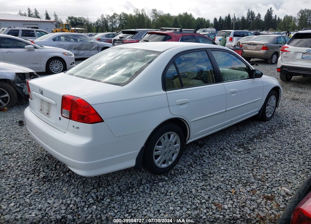 2005 HONDA CIVIC LX VIN: 2HGES16535H591535