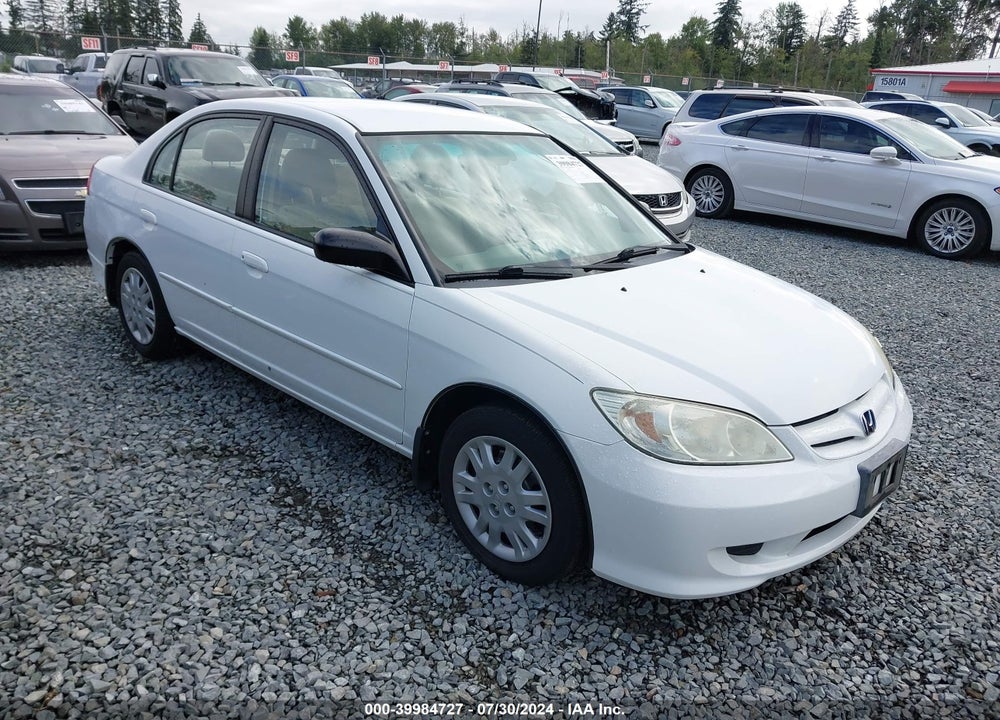 2005 HONDA CIVIC LX VIN: 2HGES16535H591535