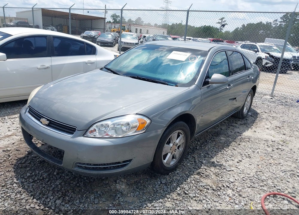 2007 CHEVROLET IMPALA LT VIN: 2G1WT58K379352924