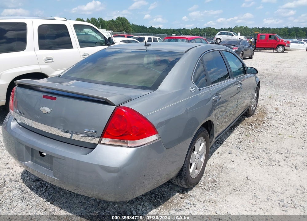 2007 CHEVROLET IMPALA LT VIN: 2G1WT58K379352924