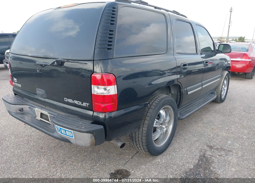 2004 CHEVROLET TAHOE LS VIN: 1GNEK13Z44R280854