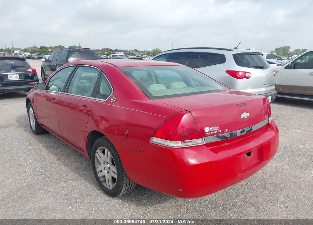 2008 CHEVROLET IMPALA VIN: 2G1WB58K689220437