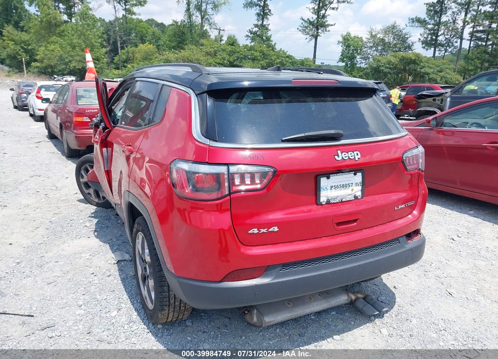 2018 JEEP COMPASS LIMITED 4X4 VIN: 3C4NJDCB8JT329184