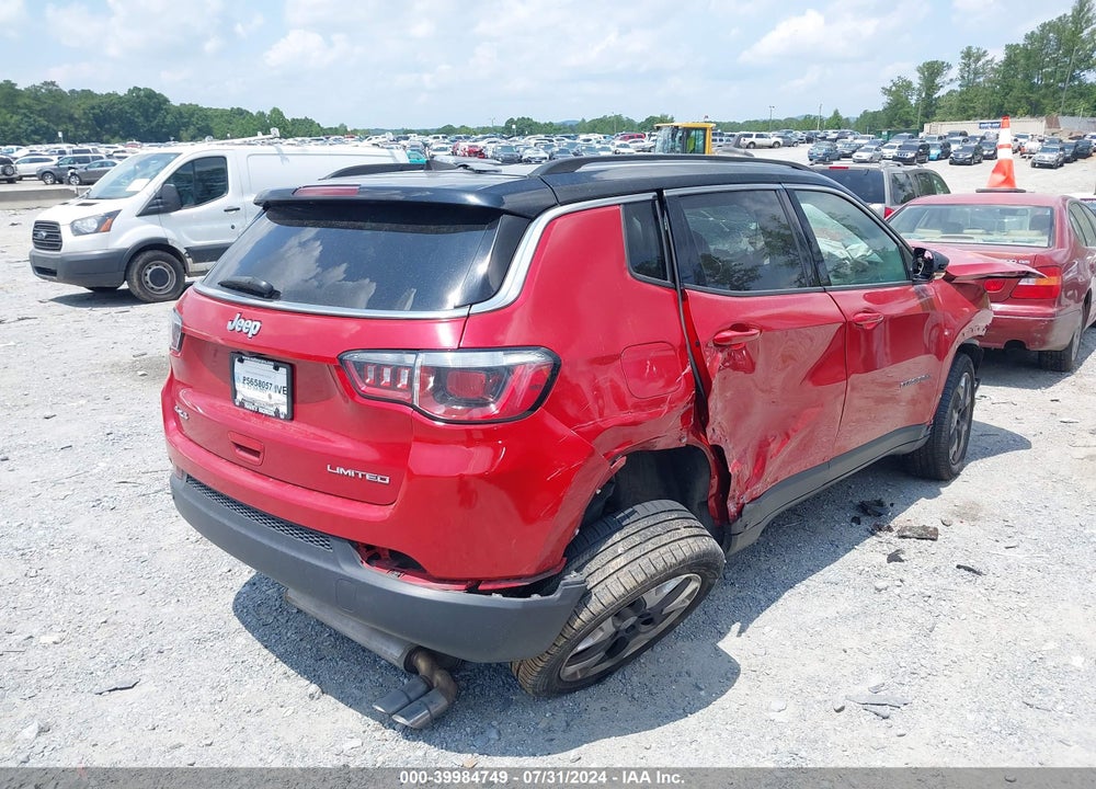 2018 JEEP COMPASS LIMITED 4X4 VIN: 3C4NJDCB8JT329184