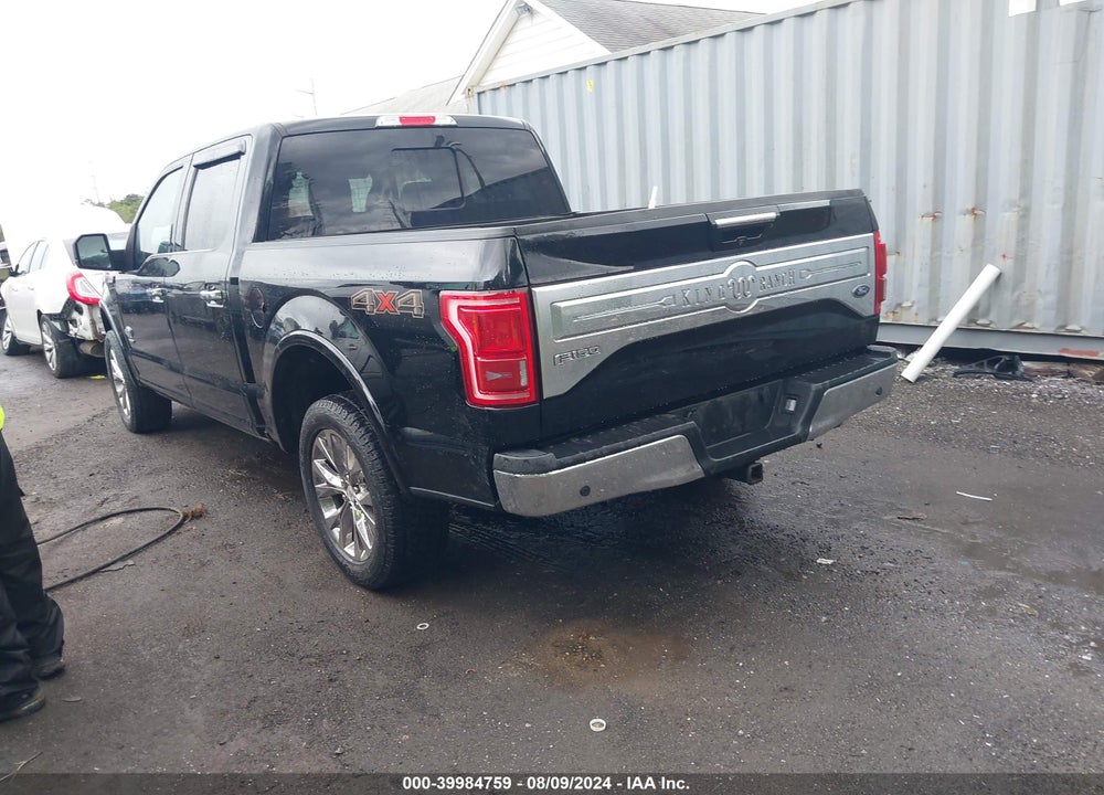 2016 FORD F-150 KING RANCH VIN: 1FTEW1EG7GFA56556