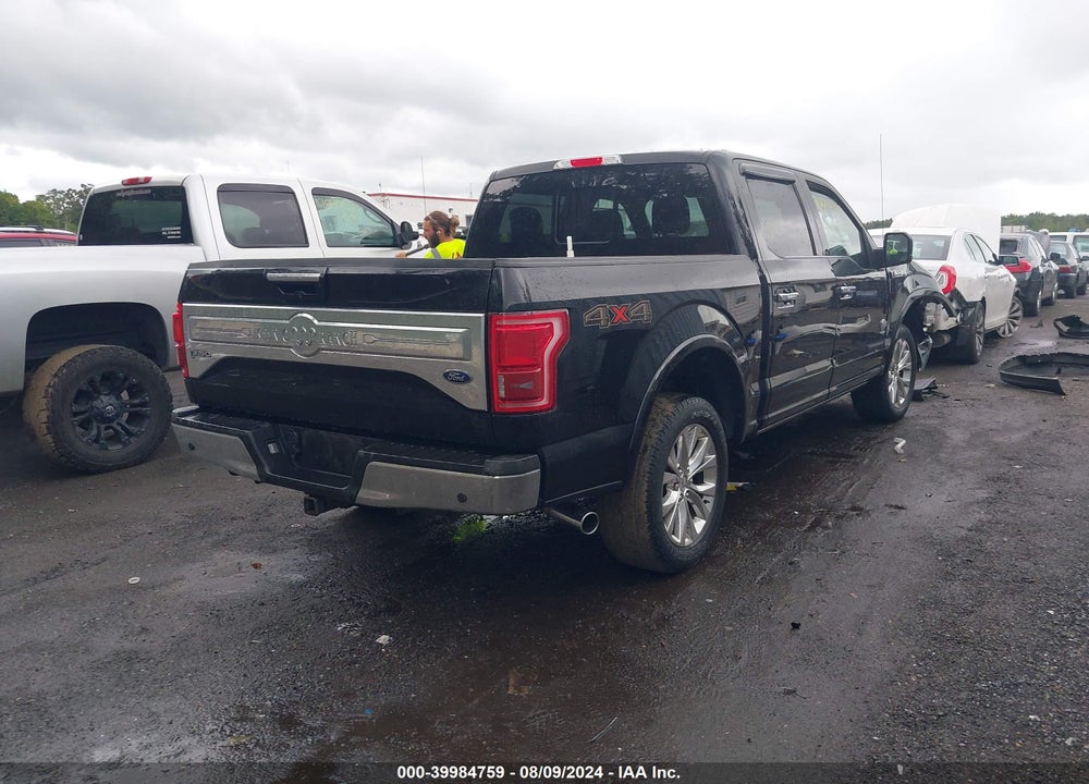2016 FORD F-150 KING RANCH VIN: 1FTEW1EG7GFA56556