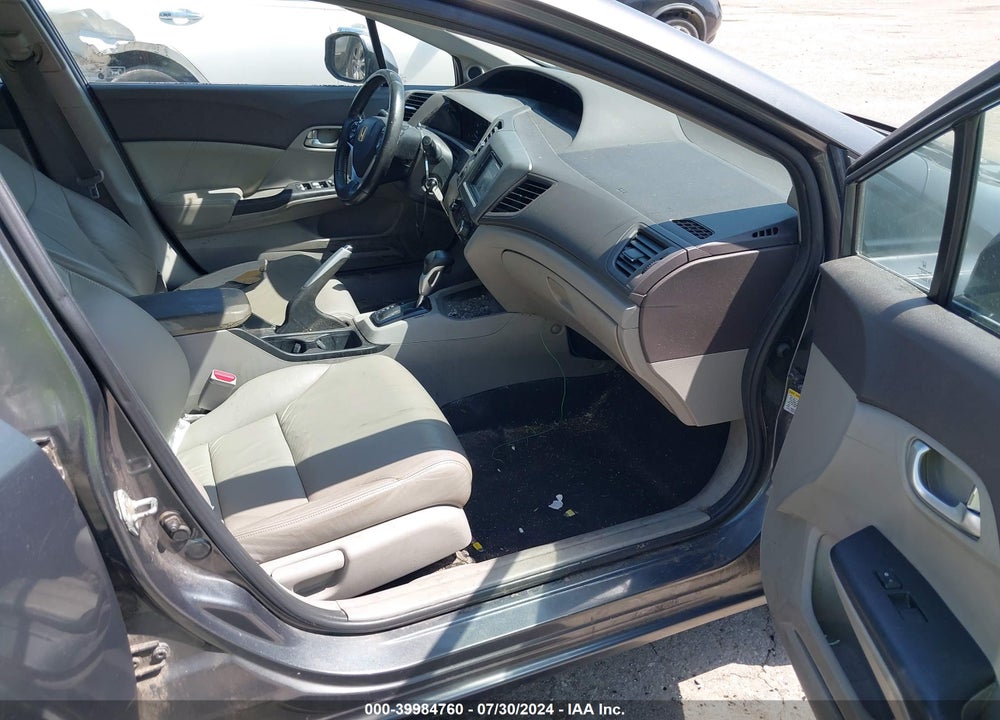2012 HONDA CIVIC EX-L VIN: 2HGFB2F95CH552522