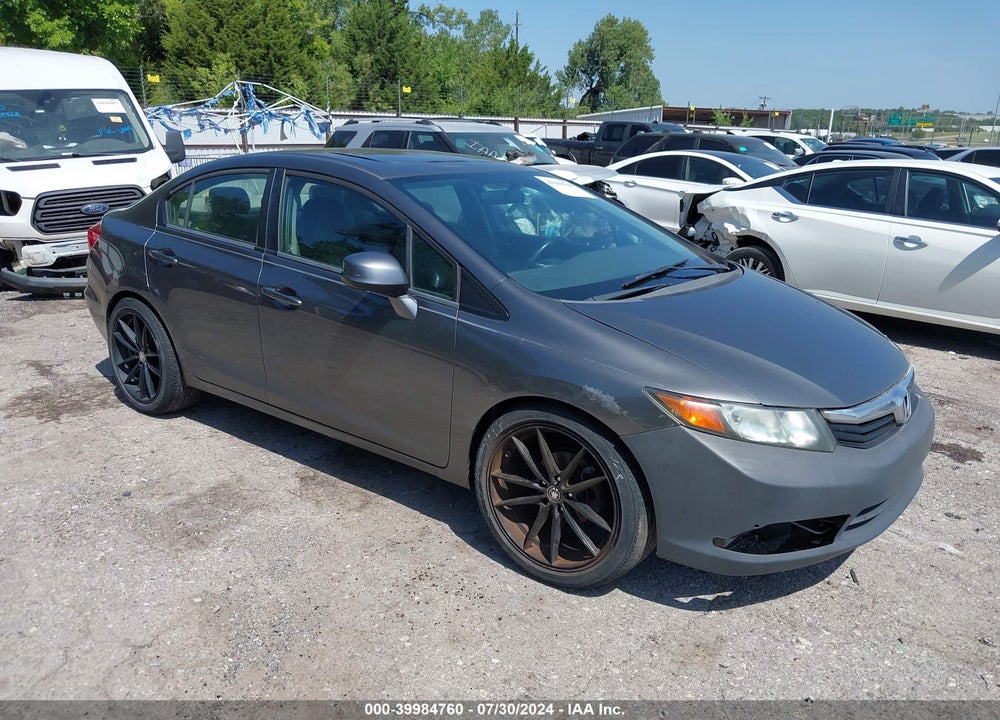 2012 HONDA CIVIC EX-L VIN: 2HGFB2F95CH552522