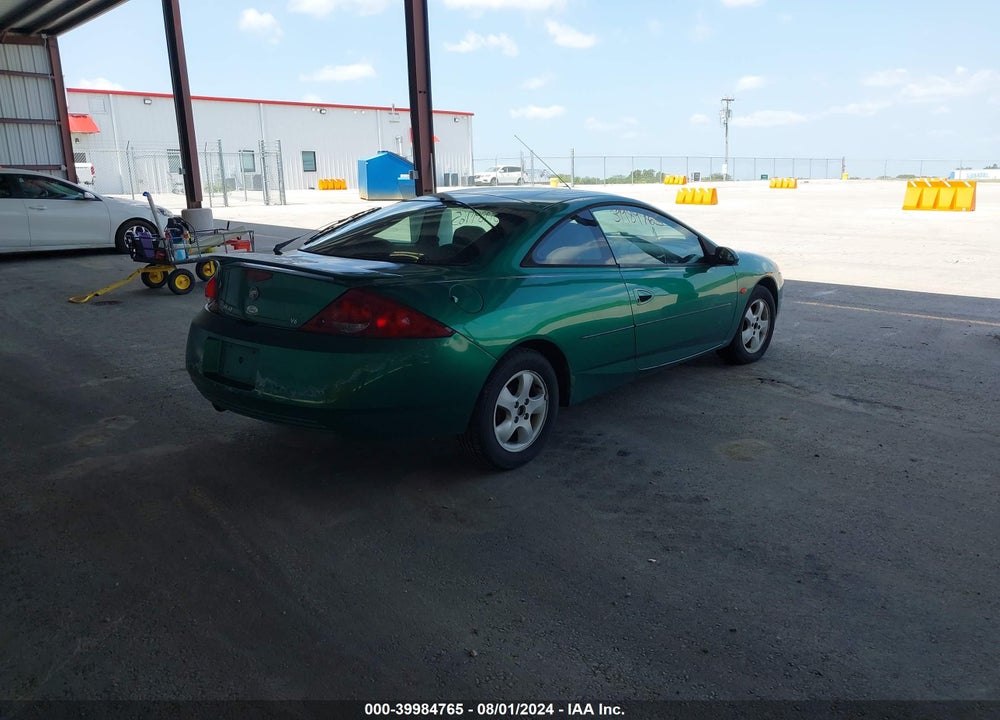 2002 MERCURY COUGAR V6 VIN: 1ZWFT61L225605505