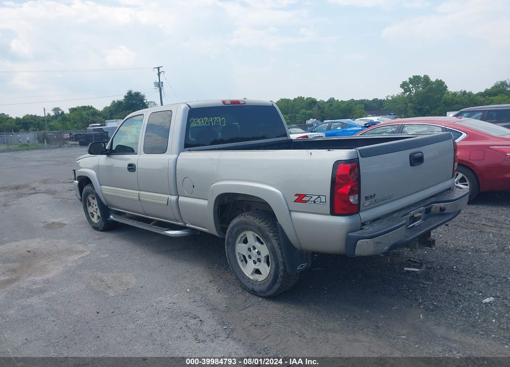 2006 CHEVROLET SILVERADO 1500 LT2 VIN: 1GCEK19B96E132227