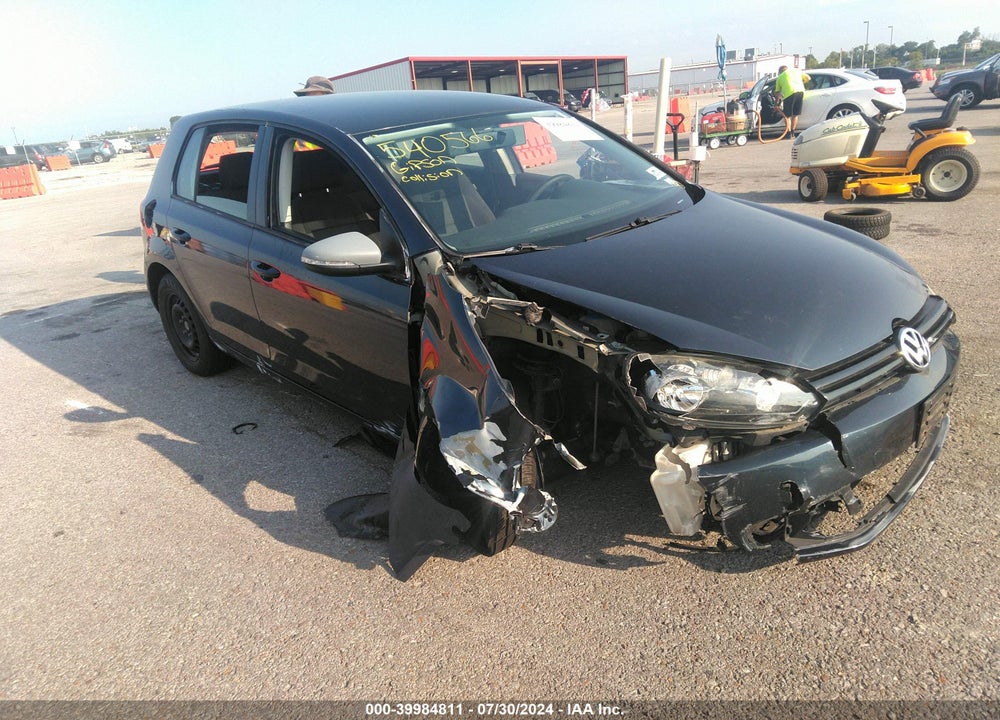 2012 VOLKSWAGEN GOLF 2.5L 4-DOOR VIN: WVWDA7AJ9CW109315