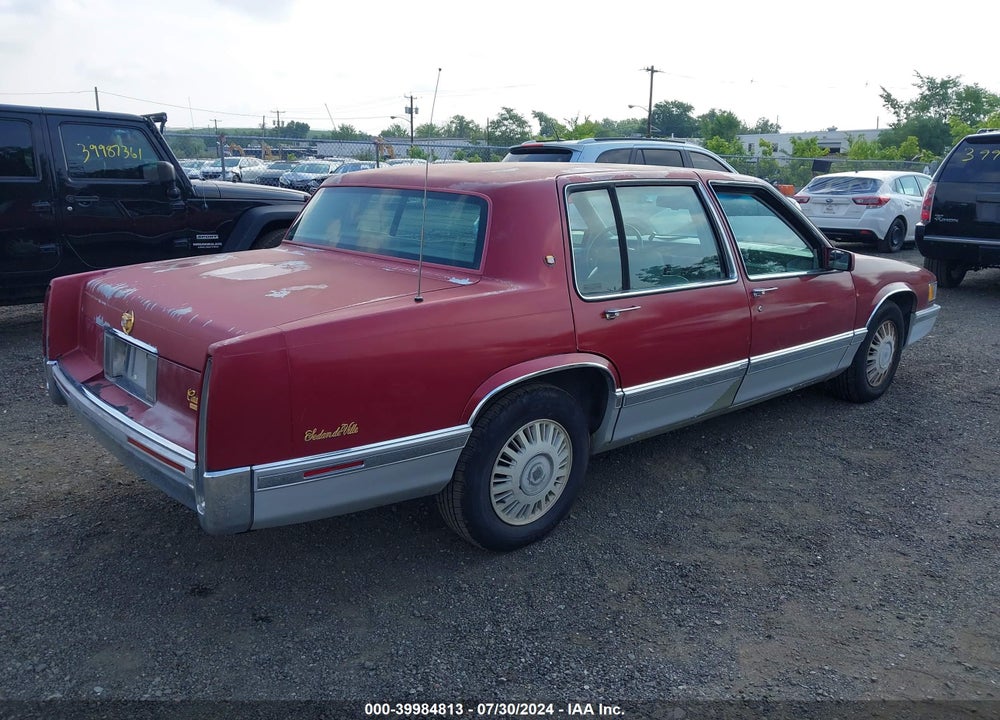 1993 CADILLAC DEVILLE VIN: 1G6CD53B8P4278551