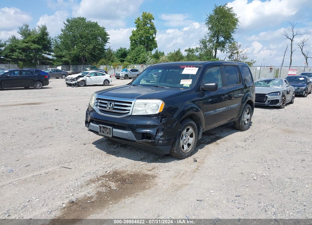 2012 HONDA PILOT VIN: 5FNYF4H24CB083517