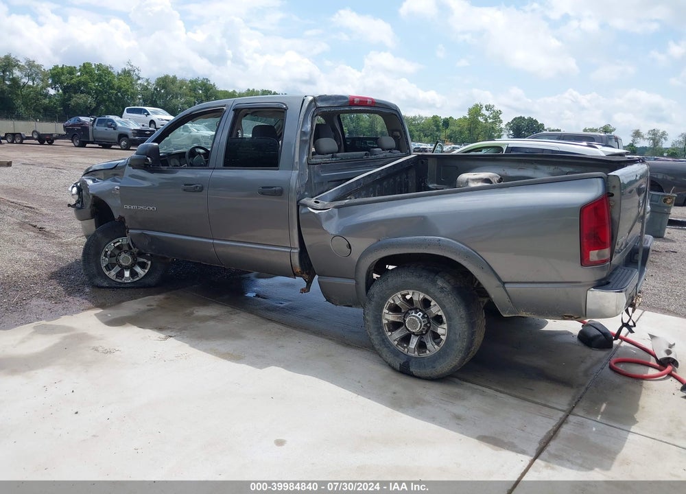 2006 DODGE RAM 2500 SLT/TRX4 OFF ROAD/SPORT/POWER WAGON VIN: 1D7KS28C86J117332