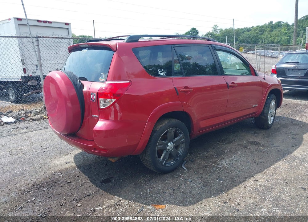 2007 TOYOTA RAV4 SPORT VIN: JTMBD32V776034550