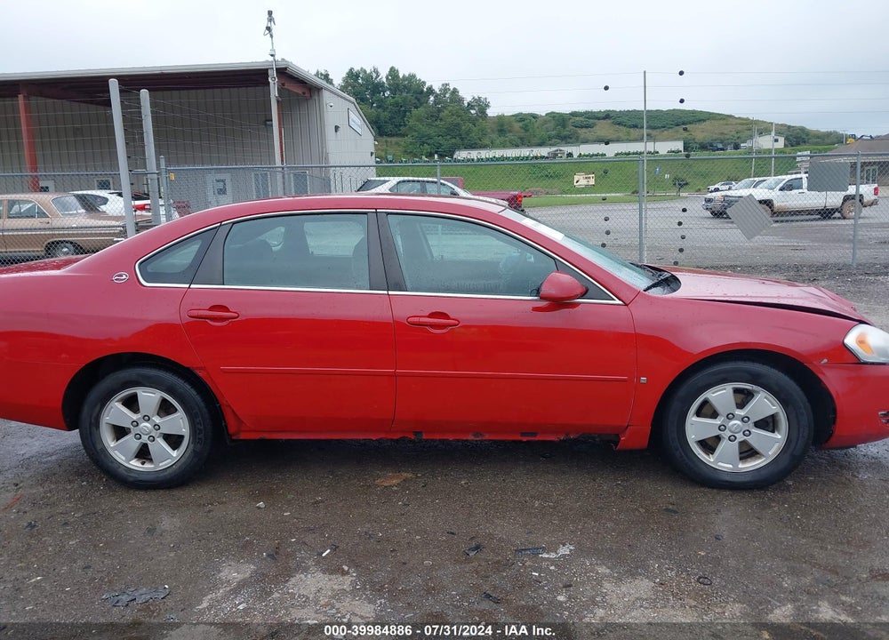2008 CHEVROLET IMPALA LS VIN: 2G1WB55K381294160