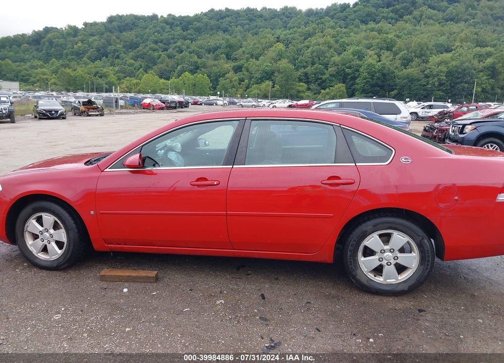 2008 CHEVROLET IMPALA LS VIN: 2G1WB55K381294160