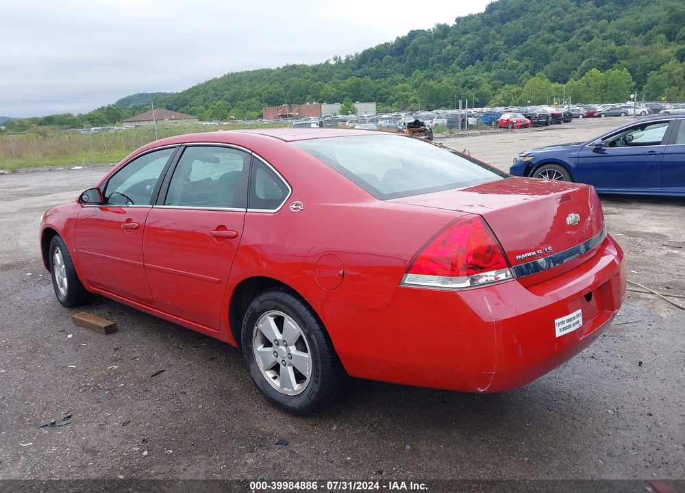 2008 CHEVROLET IMPALA LS VIN: 2G1WB55K381294160