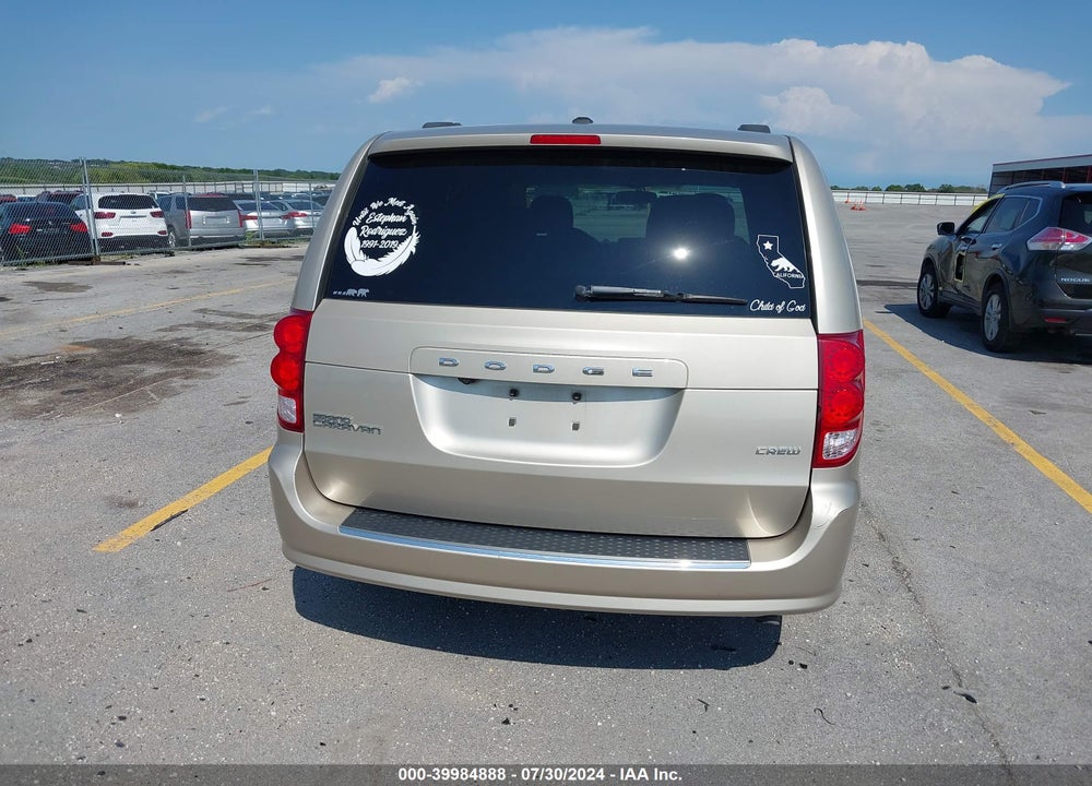 2013 DODGE GRAND CARAVAN CREW VIN: 2C4RDGDG7DR799637