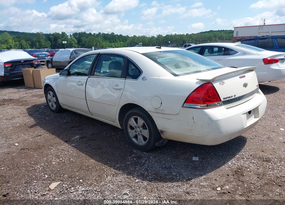 2008 CHEVROLET IMPALA LT VIN: 2G1WT58K181333644