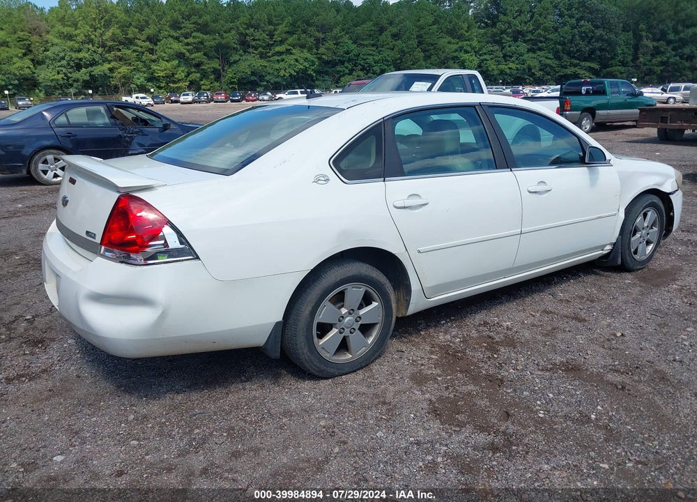 2008 CHEVROLET IMPALA LT VIN: 2G1WT58K181333644