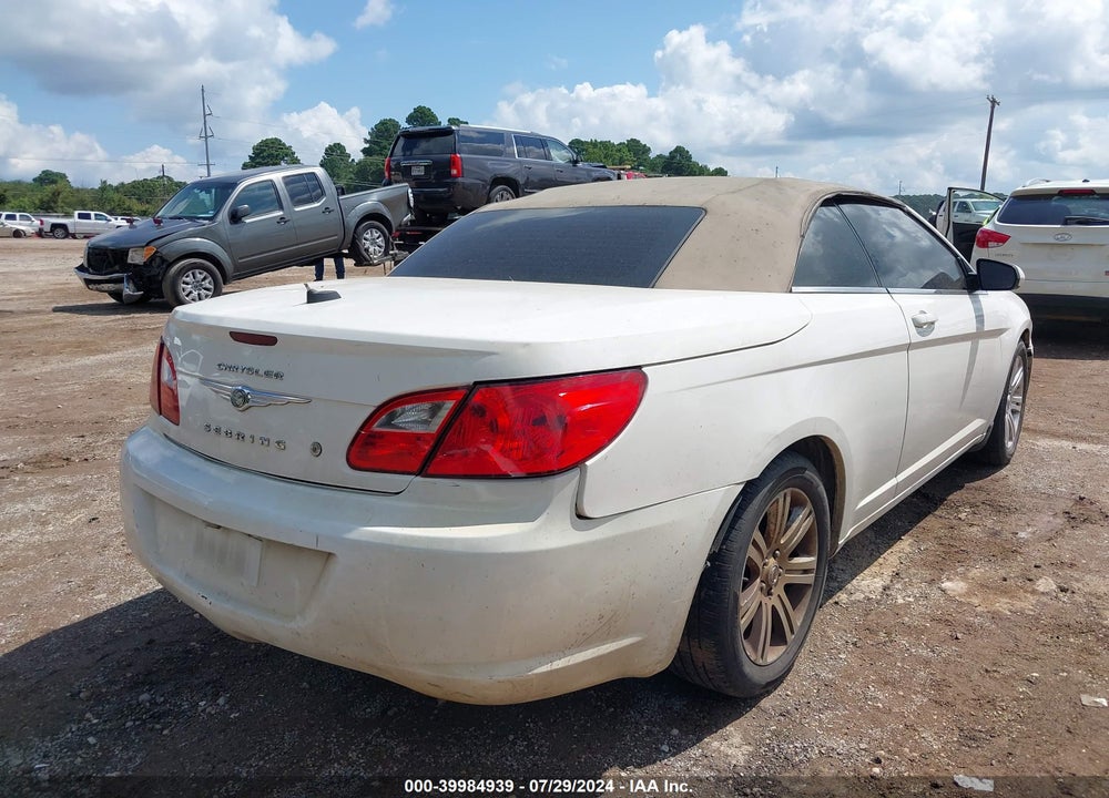 2010 CHRYSLER SEBRING TOURING VIN: 1C3BC5EDXAN109230