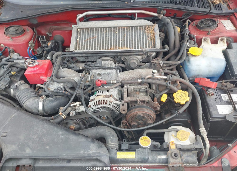 2004 SUBARU IMPREZA WRX VIN: JF1GD29624H515472